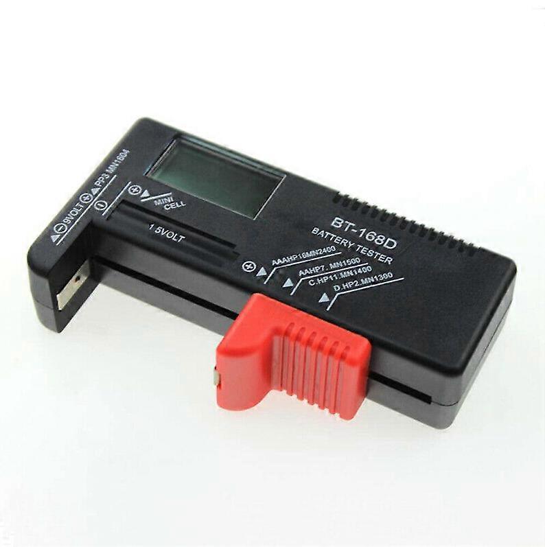 Digital Battery Tester Battery Checker  (Black 1Pack)