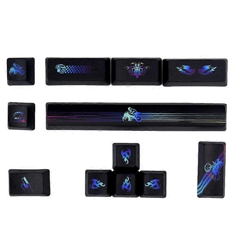 12Pcs OEM Profile Keycaps PBT Five-Side Sublimation- Space ESC Enter Direction