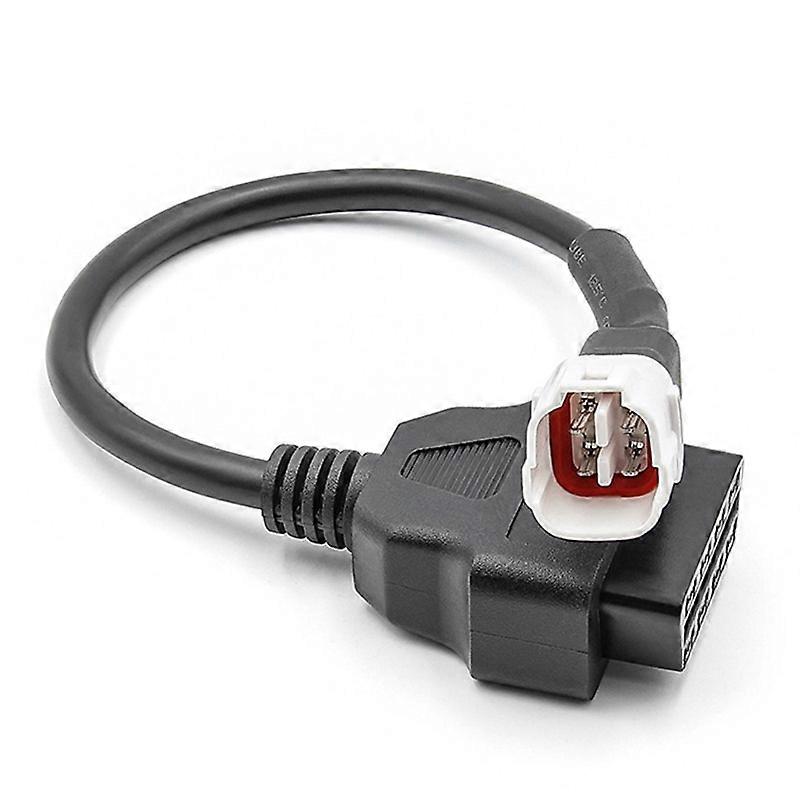 4 Pin to OBD2 Fault Code Reader motorcycle Scanner Diagnostic Cable for mT10 FZ10 XSR700 TmAX530 R6