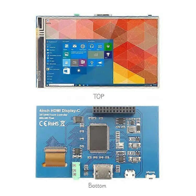 4 inch LCD HDMI Touch Screen Display TFT LCD Panel Module 800*480 for Banana Pi Raspberry Pi 2 Raspberry Pi 3 Model B / B+