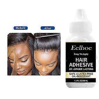38ml Encaje Peluca Pegamento Adhesivo Bloque de Cabello Pegamento Invisible, Fuerte Agarre