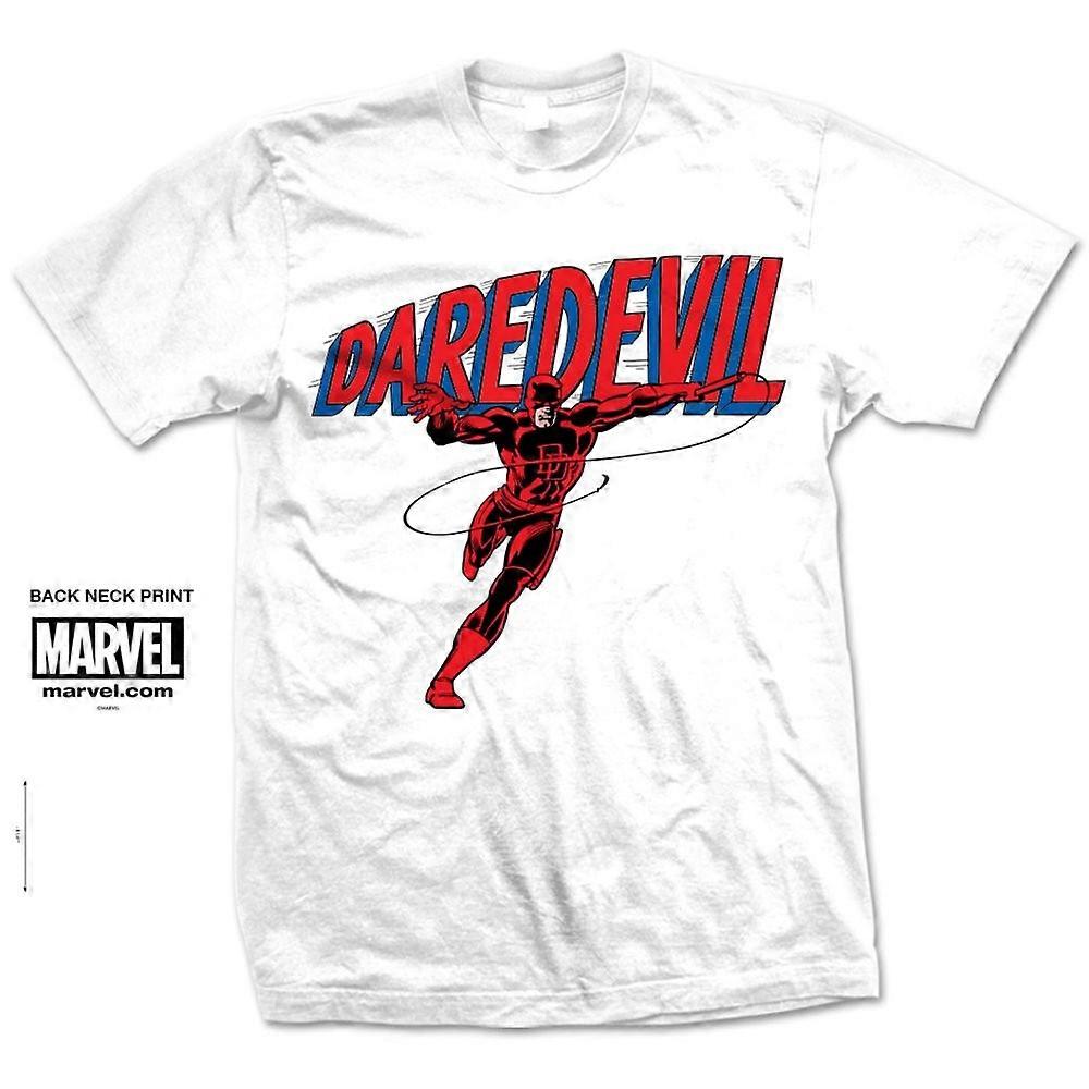 Marvel Comics Dare-Devil Logo Official Tee T-Shirt Mens