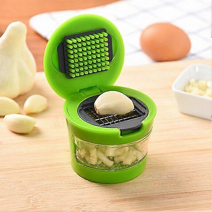 1pcs multifunction Plastic Garlic Press Presser Crusher Slicer Grater Dicing...