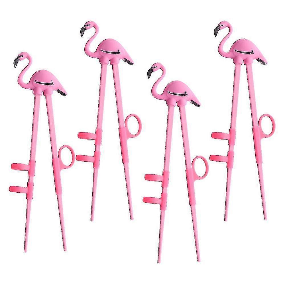 4 Pcs Kid Chopsticks, Aprendendo Pauzinhos Auxiliar para Crianças, Treinando Pauzinhos Com Animais Para Iniciantes