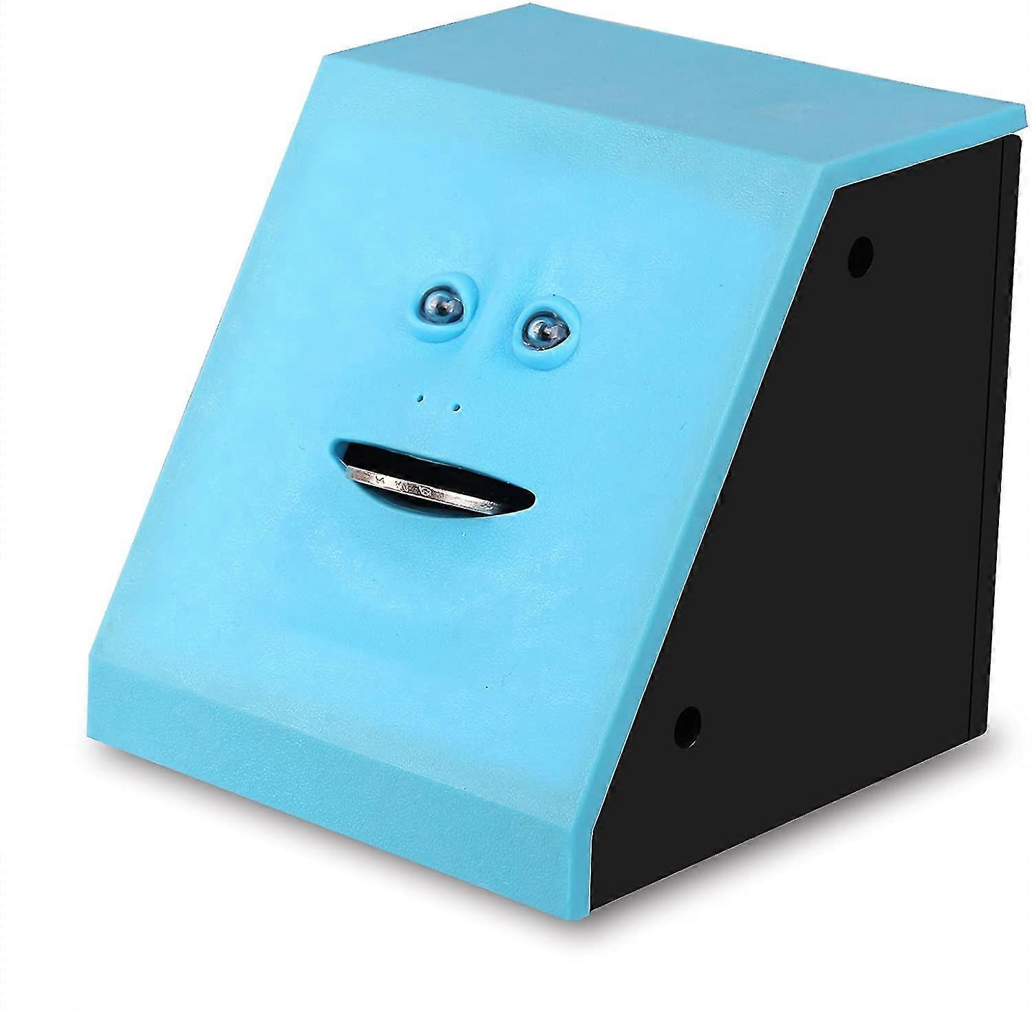 Coin Eating Face Bank Automatic Money Saving Box Sensor Piggy Banks Kids Toys Gift