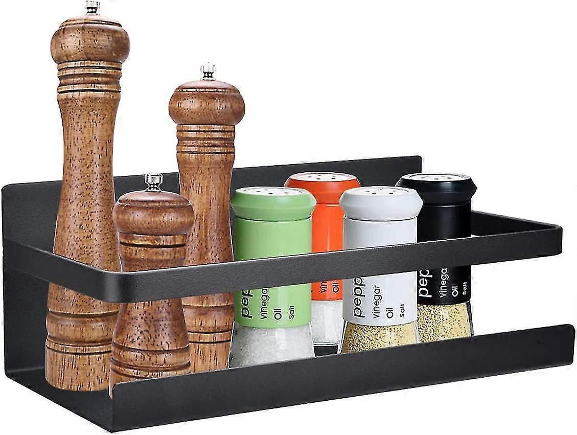 Fridge Shelf Hanging Shelf With Shelf Kitchen Organizer Storage, Black