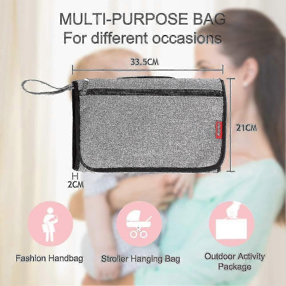 Portable Baby Changing Pad - On-the-go Compatible Changing Pad