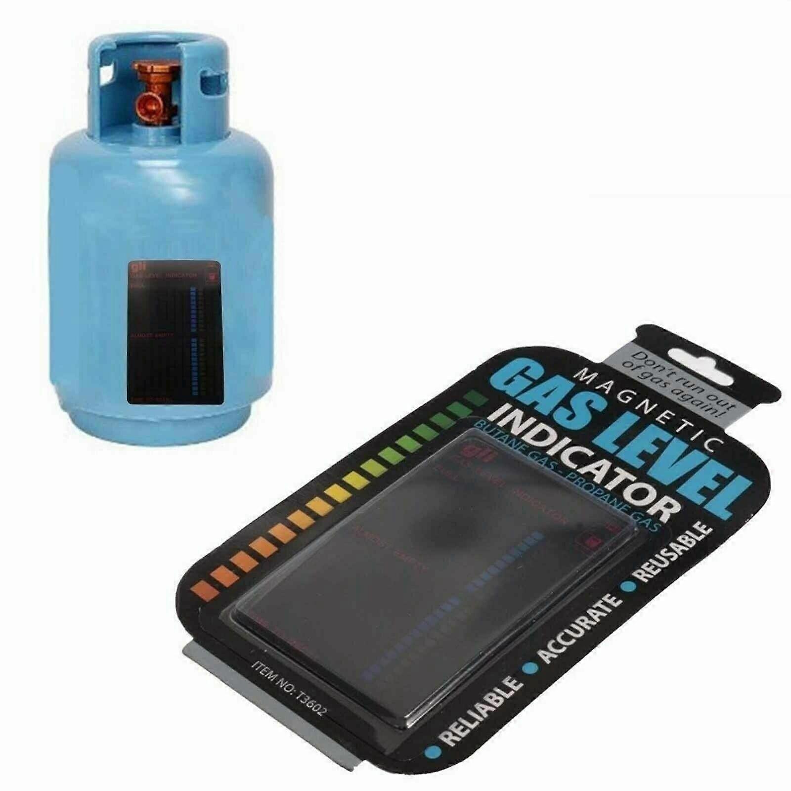Tank Level Indicator Temperature Measuring Stick Propane Butane LPG Gas Level Indicator Reusable Magnetic Gauge