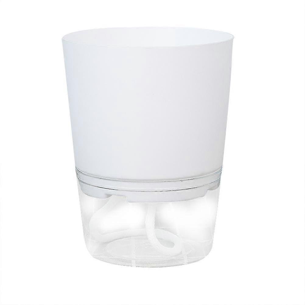 Double Layer Self Watering Flower Pot for Office and Home Gardening