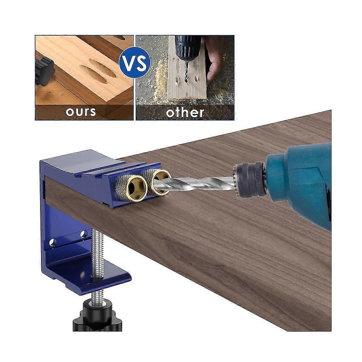 Oblique Hole Opener Set Woodworking Oblique Hole Locator Punching Locator Board Splicing Installation Tool
