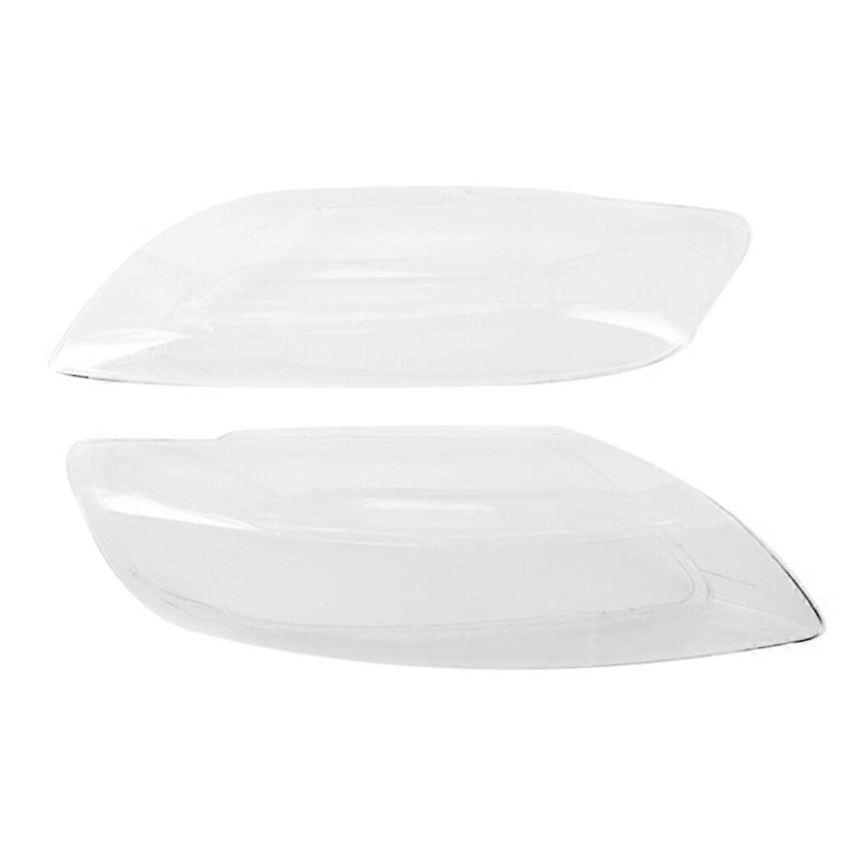 Left+Right Car Headlight Lens Cover Head Light Shade Front Auto Light Shell for 2007-2015