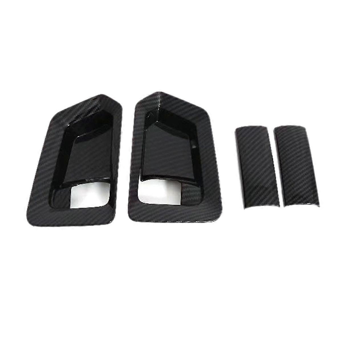 For H300 2019 2020 Carbon Fiber Style Inner Door Handle Cover Catch Bowl Trim Insert Bezel