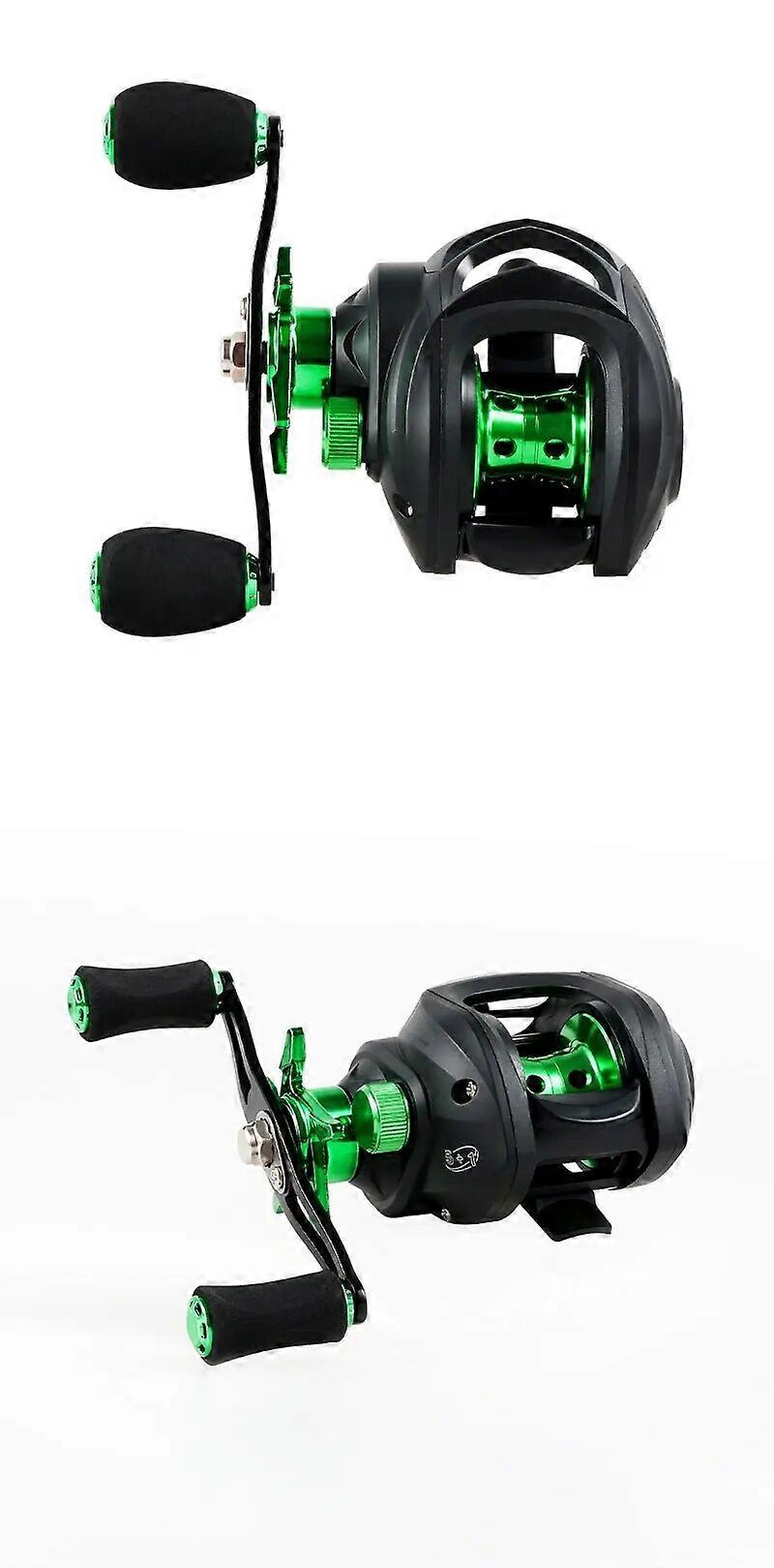 Moulinet de pêche Fishmx 7.2 : 1 rapport de vitesse Max Drag 10kg Baitcasting Moulinet avec bobine en aluminium pour leurre d’eau douce Pesca