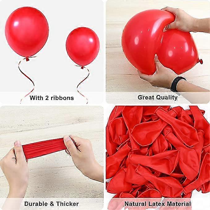Lot De 100 Ballons Imprimés Biodégradables, 100 % Latex Pour Enfants, Multicolores, Idéal Pour