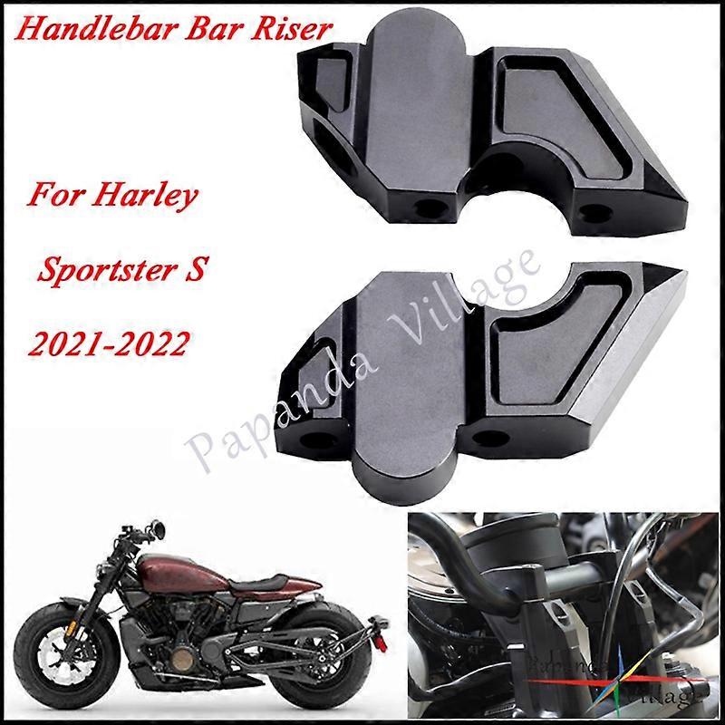 1 Pair Aluminum Handlebar Risers For Harley Sportster S 1250S RH1250S 2023 2022 Motorcycle Accessories Handle Bar Mount Riser
