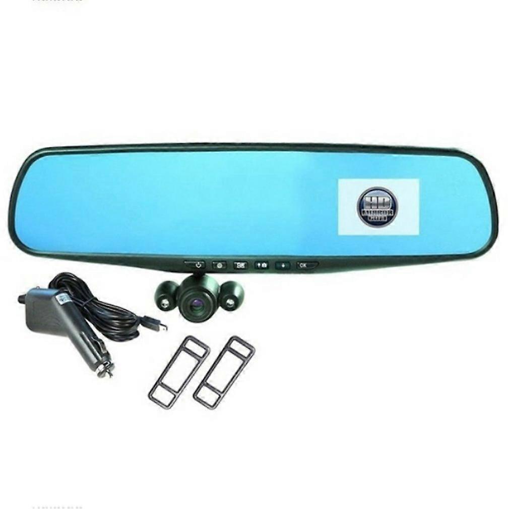 2.5 Inch LCD 360 Degree Rotating Viewing Angle Driving Recorder Night Vision Mirror Cam Car TF Automatic motion Card Recorder