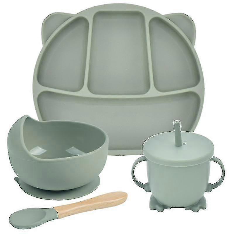 Portable Silic Plate Spoon Set Z