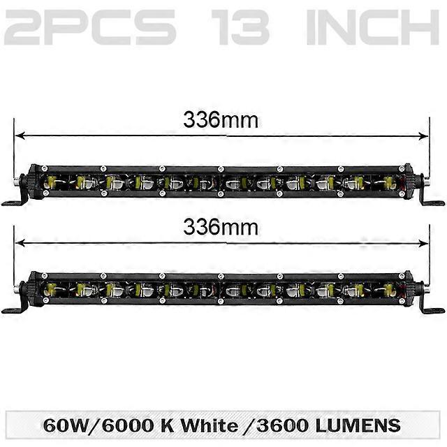 6D Ultra Slim led work light bar 7 inch Driving Fog Lamp 4x4 led bar for Motorcycle Offroad 4WD SUV ATV Tractor trucks 12V 24V