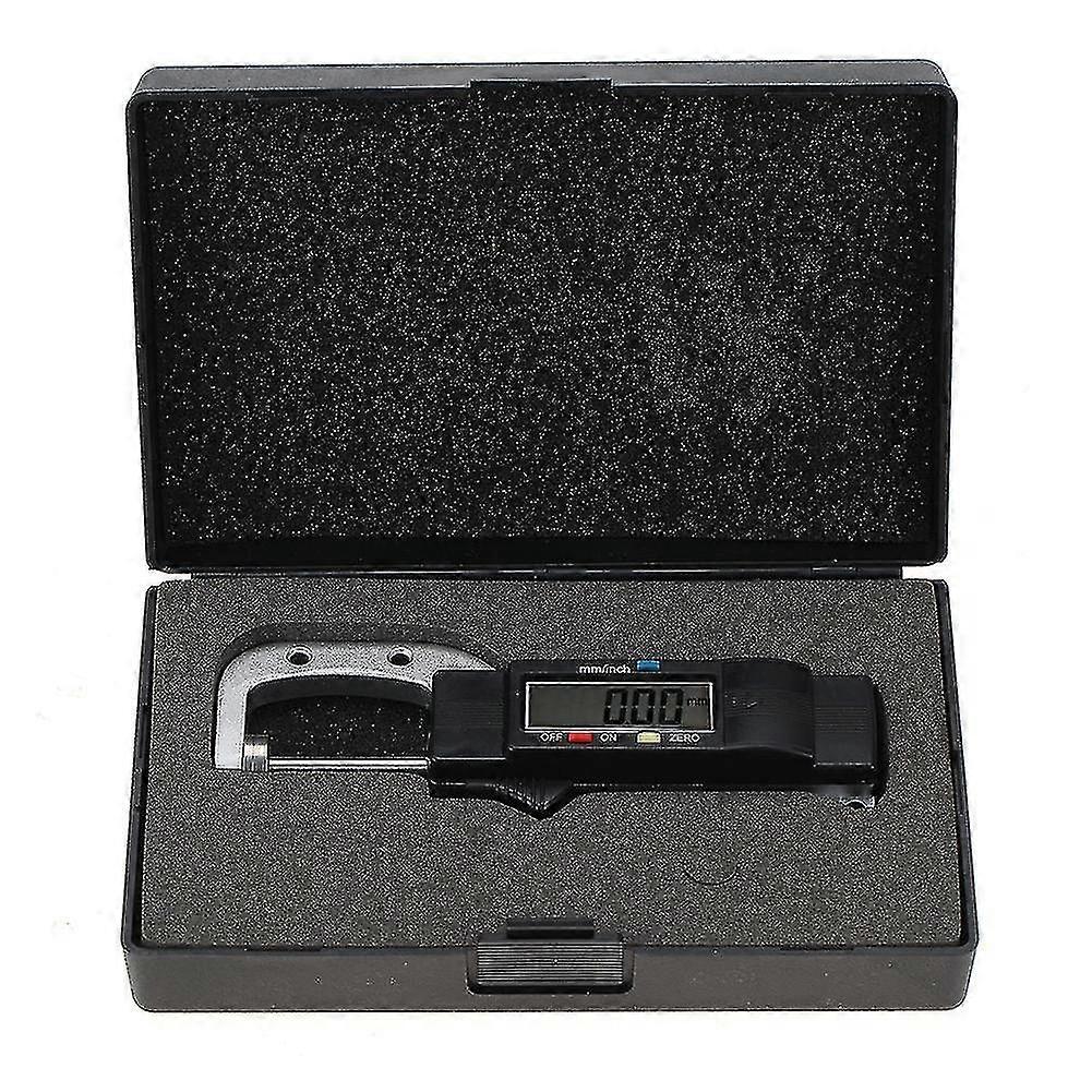 Horizontal type electronic digital display caliper thickness gauge measuring tool 0-25mm