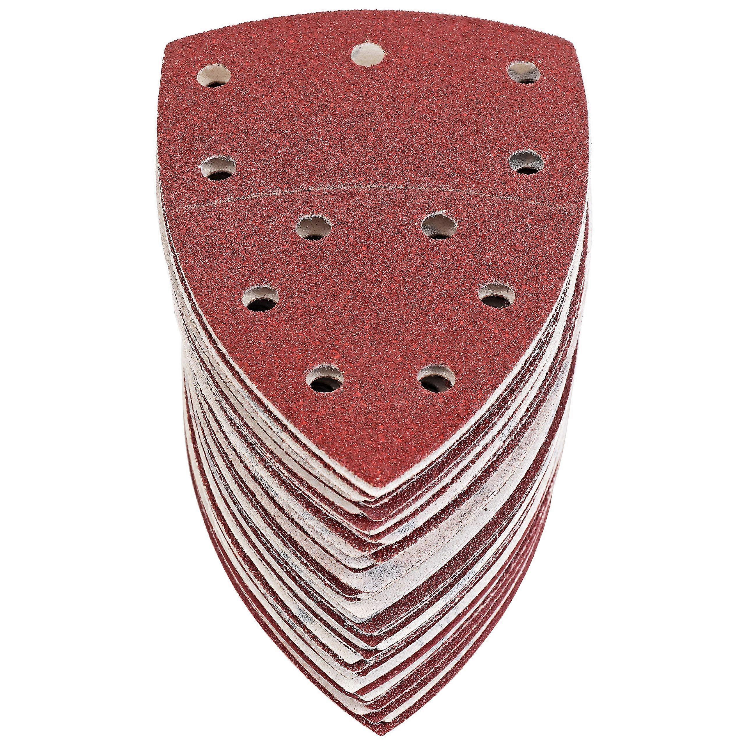 60 Triangle Sanding Sheets Triangular Sanding Paper Mouse Delta, 105 x 152 mm, Grit P40/60/80/120/180/240