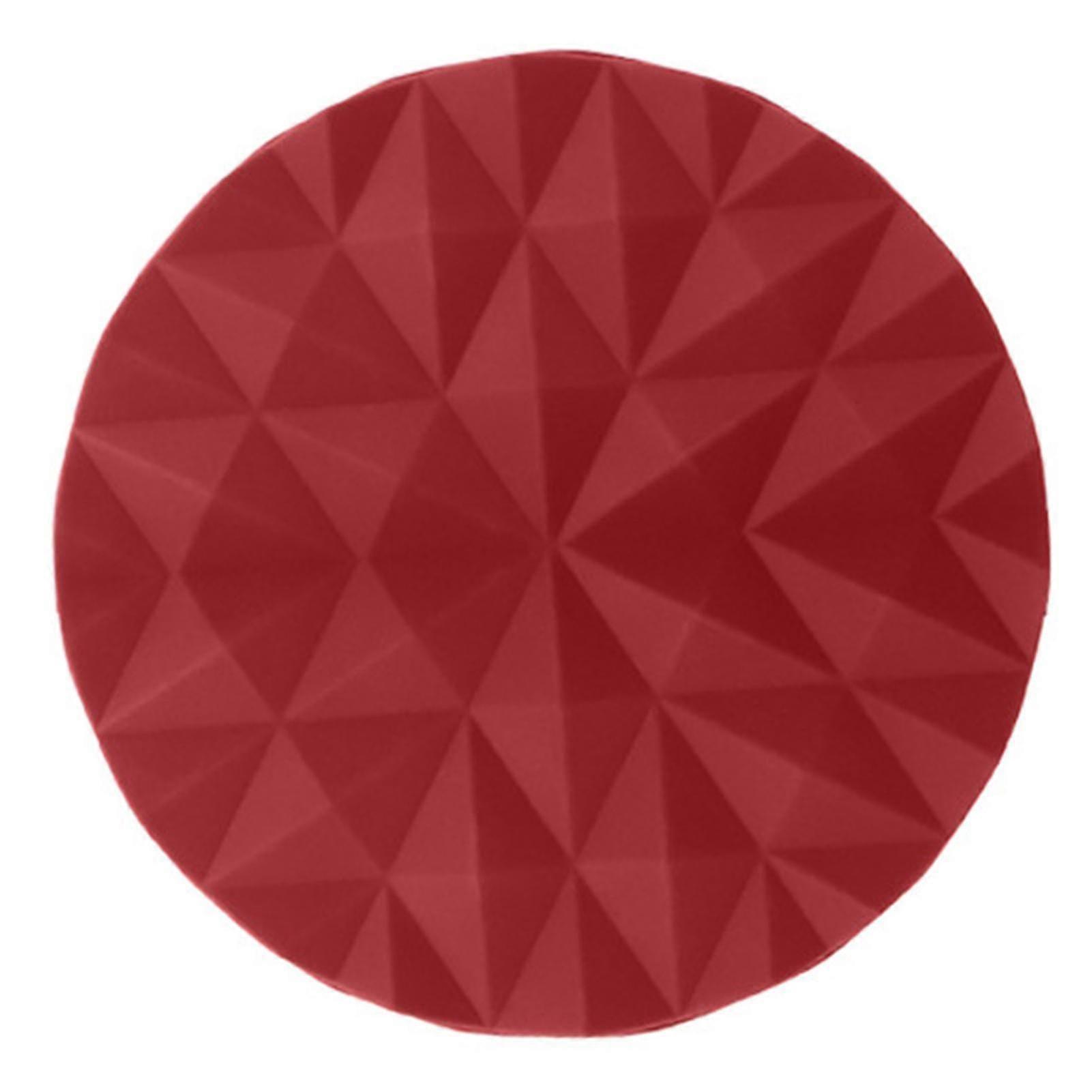 1cm Ultra-épais Tapis de table en silicone géométrique Antidérapant Soft Coaster Table résistant à la chaleur Table Table Table