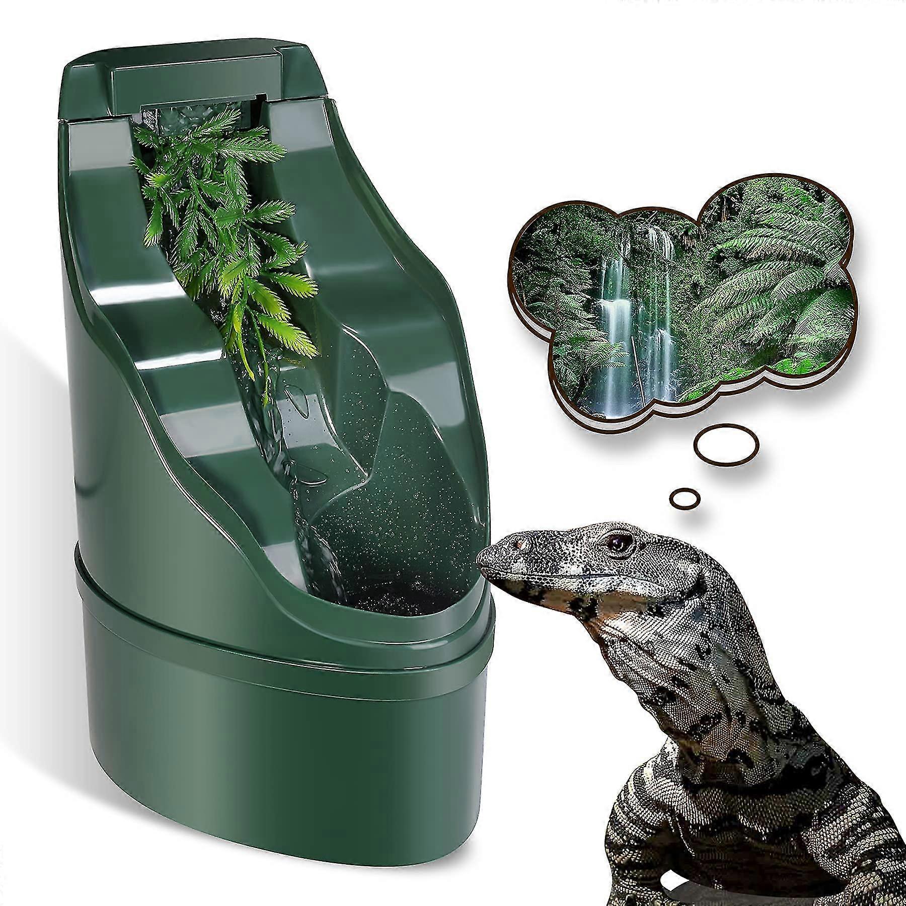Drinking Fountain Water For Chameleon Lizard Snake Spider Frog Gecko