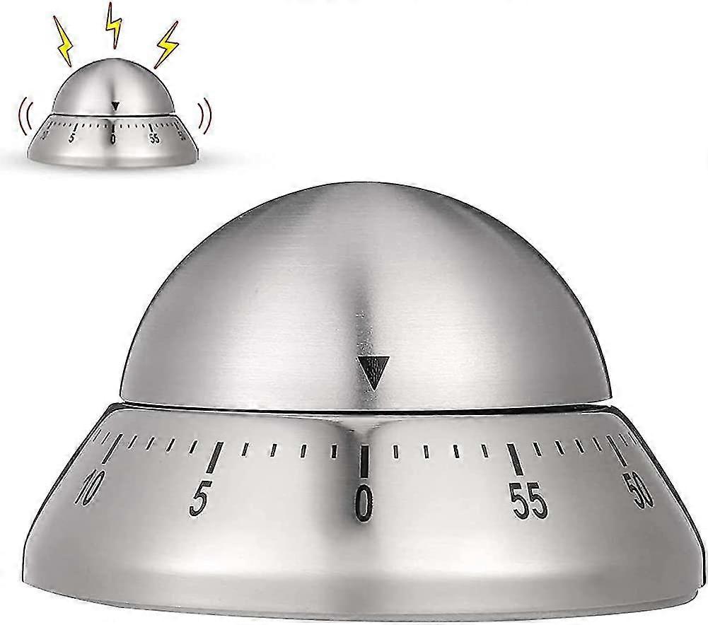 Mechanical Egg Timer. 60 Minute Kitchen Timer Counter. Manual Shaped Kitchen Timer
