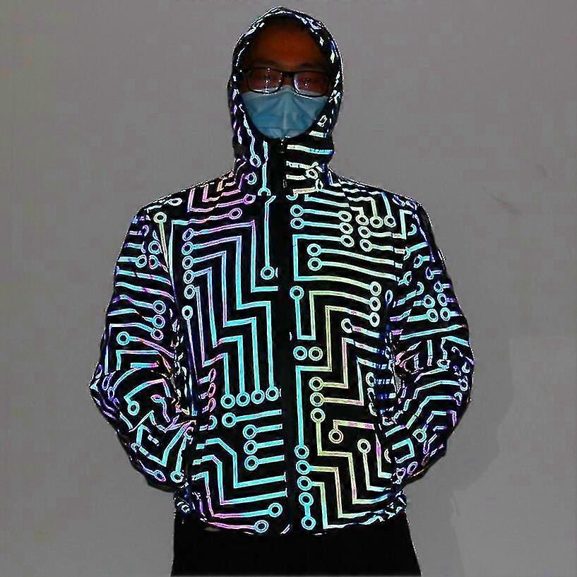 Waterproof Warm Reflective Jacket High Visibility Safety Jacket Lightweight-MXBC