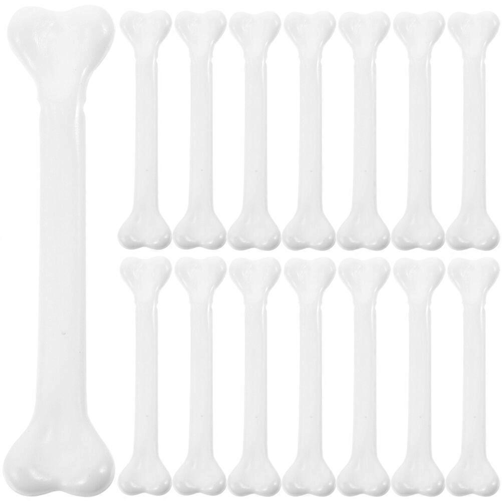 24Pcs Petit Squelette Os Prop Halloween Os Simulation Bone Prank Jouets