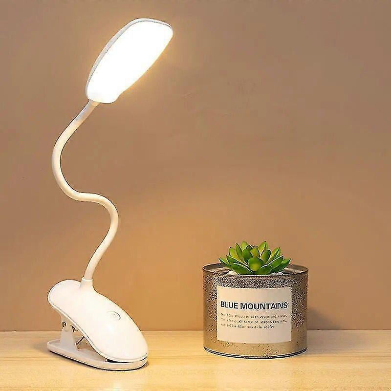 Led Clip-on Reading Lamp Dimmable Eye Protection Table Lamp