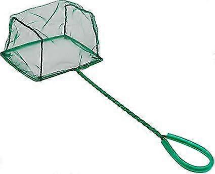 Aquarium Net Fine Mesh Small Fish Catch Nets With Plastic Handle - Green