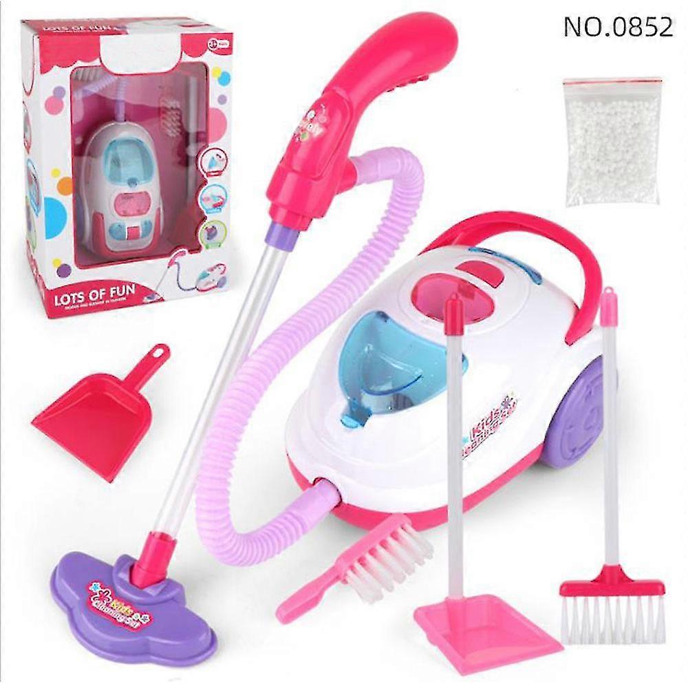 Mini Simulation Vacuum Cleaner Tool Little Housekeeping Toys For Kids Amusing Pretend Play Toys With Lamp Sound Play Toys
