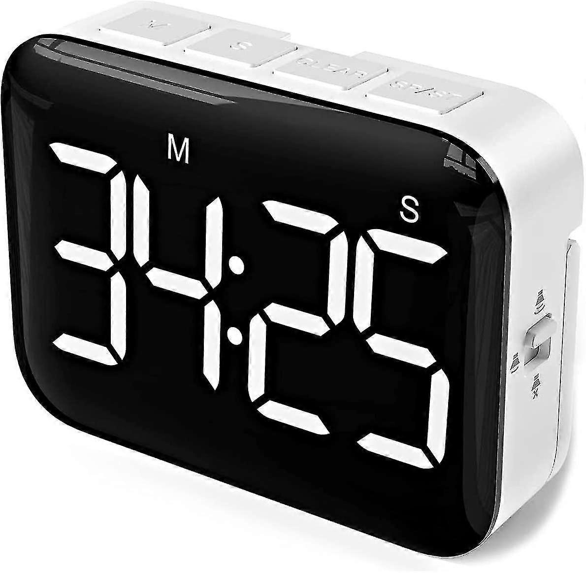 Kitchen Timer With Large Led Display Temporizador Digital Cronometro Magnetic Countdown Count Up Timer For Cooking Kids Sports(1pcs)