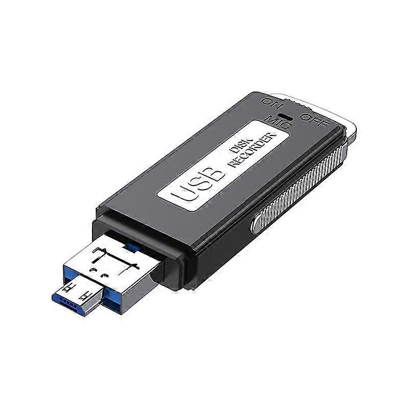 16gb U01 Dual Usb Interface U Disk Long-term Recording Pen Ai Intelligent High-definition Noise Reduction Control Recording Pen