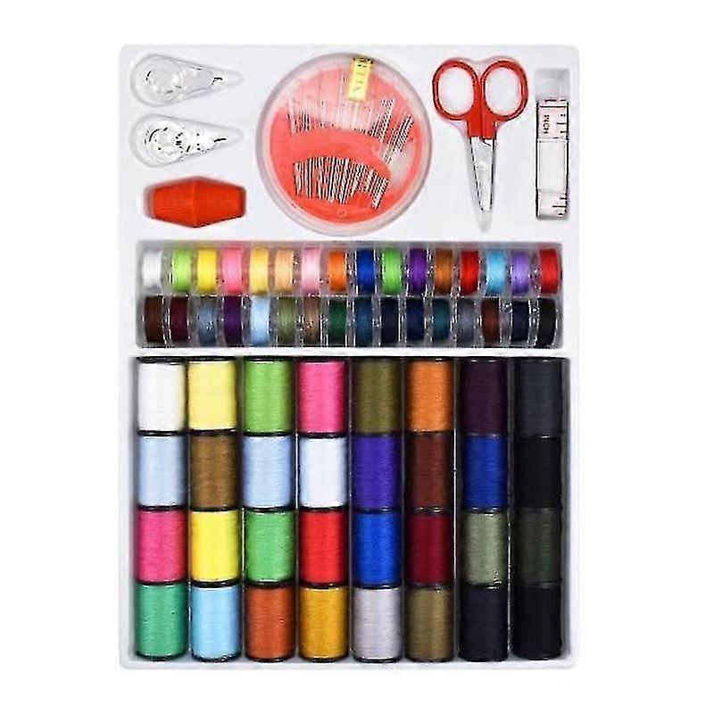 64 Pcs Sewing Thread Standard Size For Multiple Sewing Machine Sewing Embroidery, Multicolor