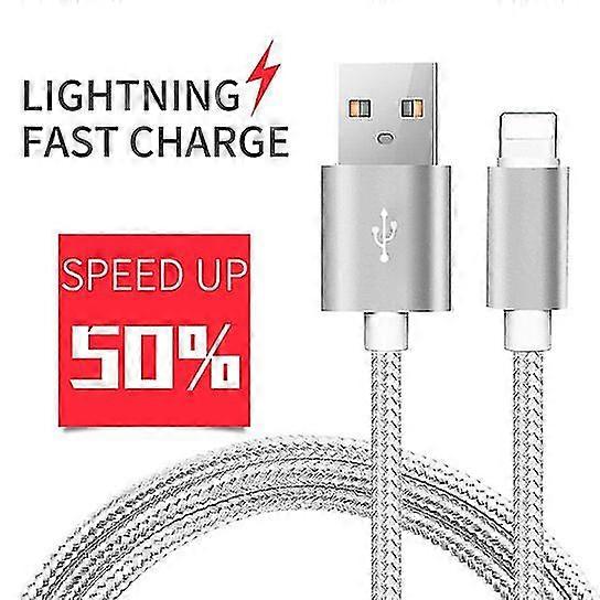 Charr 10ft To Usb Cable Nylon Bed Charging Cord