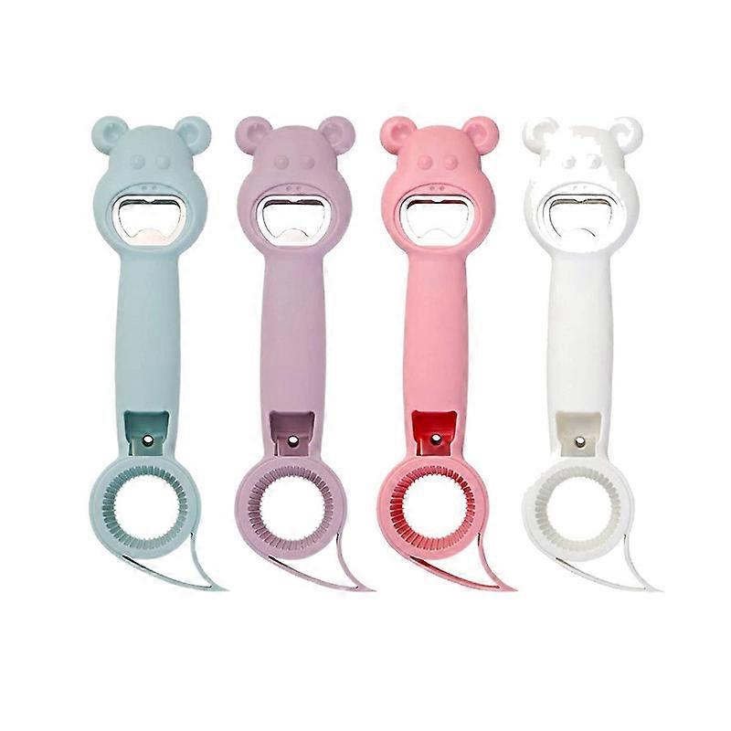 4-in-1 Bottle Opener, 4-piece Multi-function Can Beer Bottle Opener (4 Pieces)