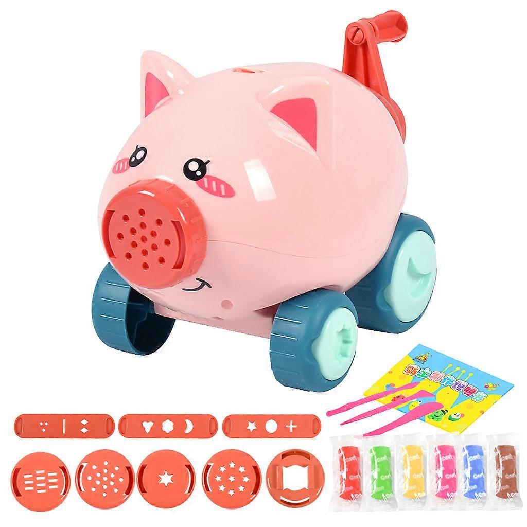Color Clay Pig Noodle Machine Dumpling Machine Set Space Clay Plasticine