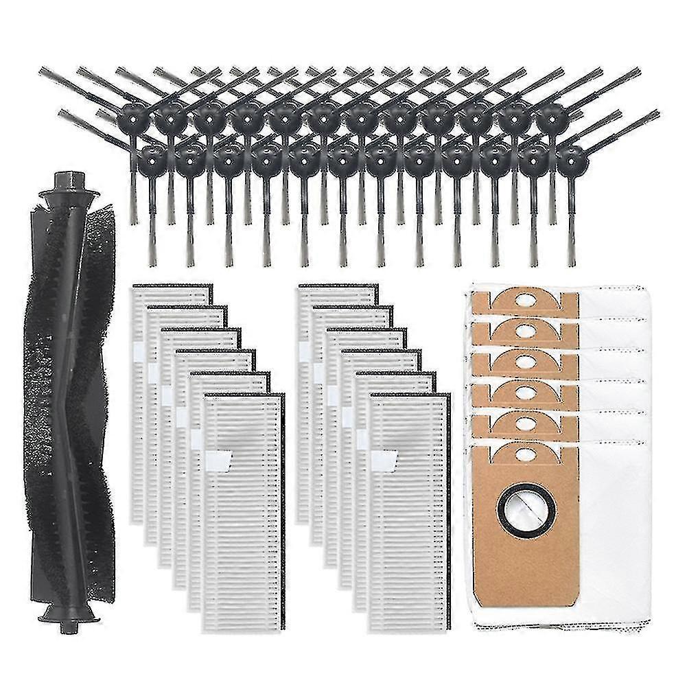 Main Side Brush Filter And Dust Bag Compatible With Proscenic M8 Pro Cleaner