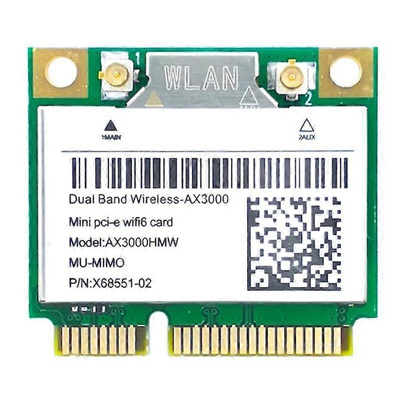 Ax200 Ax3000hmw Network Card Mini Pci-e Wifi 6 Wireless Adapter 2.4g/5g Bluetooth 5.1 Wifi Card 802.11ax For Win10