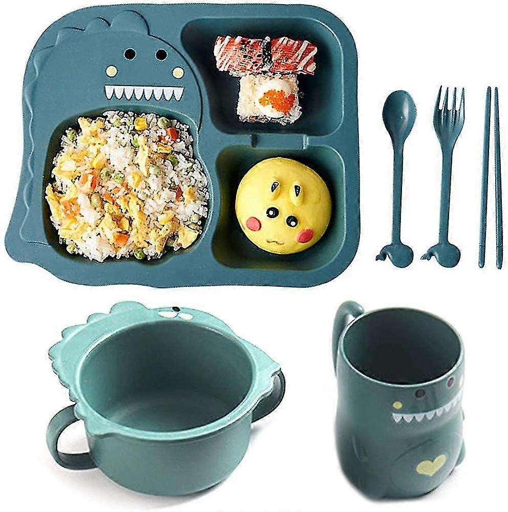Children'S Crockery Set,   Plate Set 6 Pcs Cutlery Set