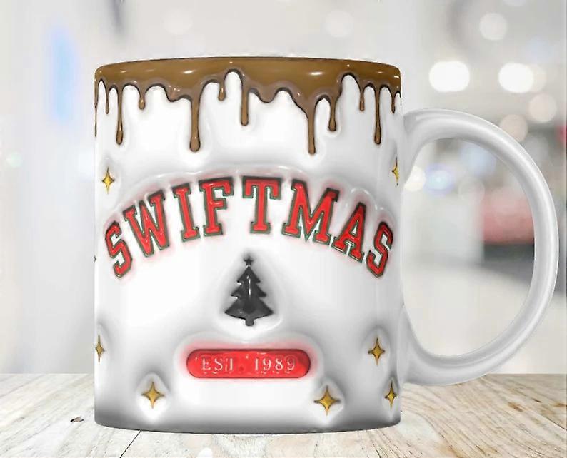 Tazza d'acqua 3D Taylor Swift tazza da caffè in ceramica Swiftea Christmas Swiftmas Un pezzo BBEI435