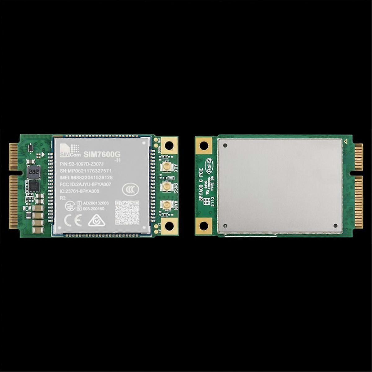 CM4 Expansion Module+SIM7600G 4G Module Full Kit 5G/4G Expansion Board M.2/Mini-PCIe for EU Plug