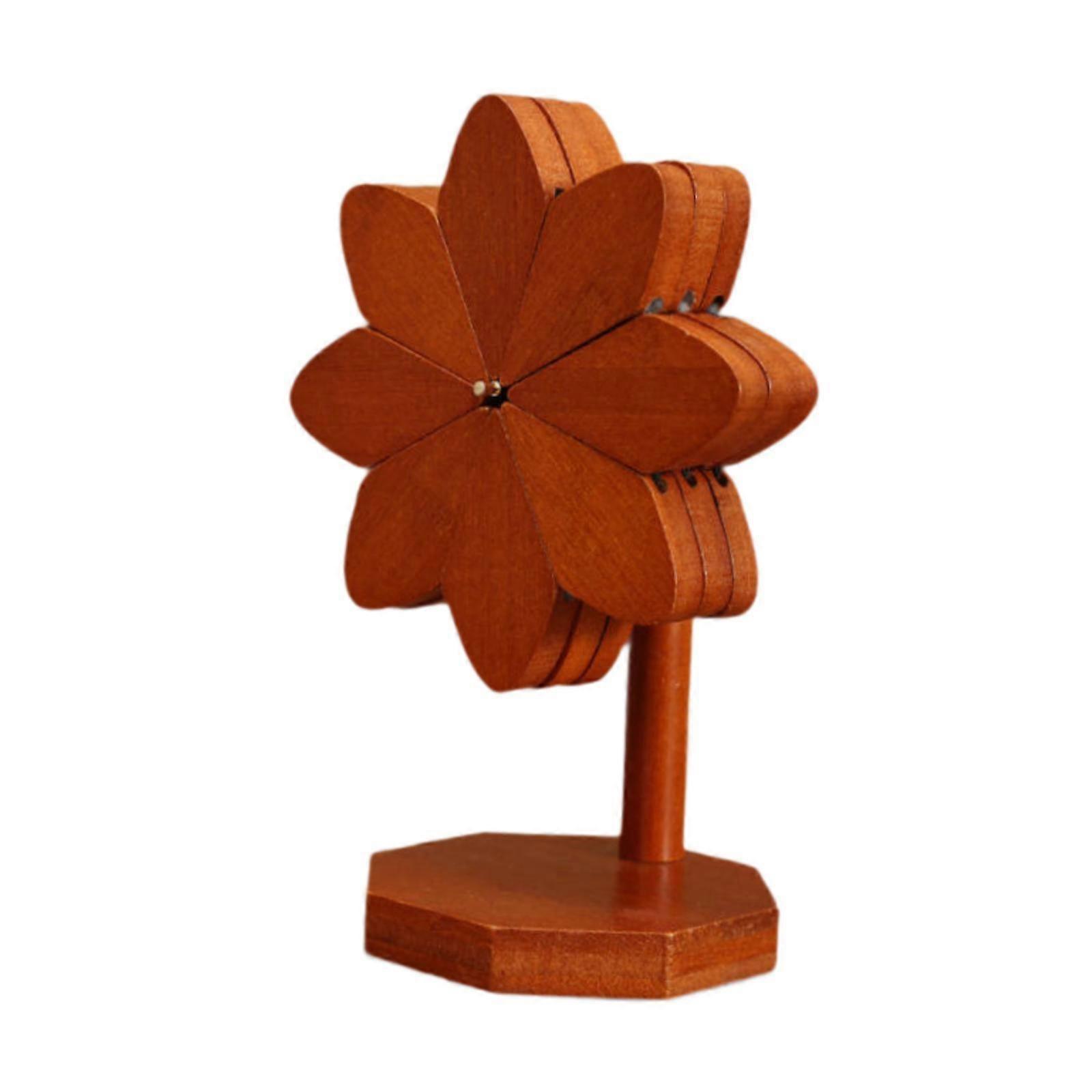 3Pcs Bamboo Trivets Table Mat Table Centerpiece Coaster Windmill Shaped for