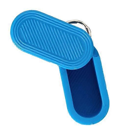 Pill Box Compact Magnetic Slide Design Pocket-sized with Hanging Keyring Hand-assembled Pill Dispenser Case