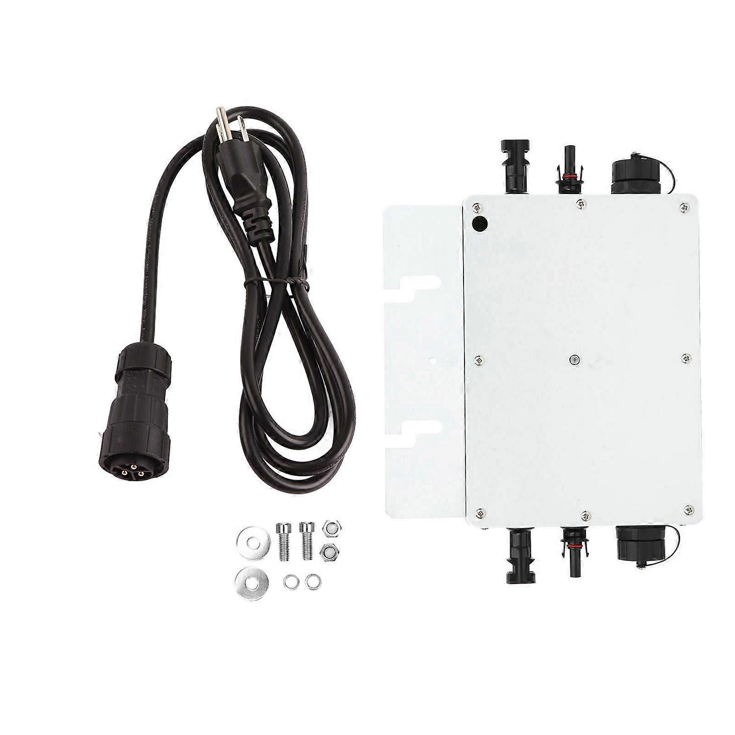 Grid Connected Inverter Photovoltaic Power Generation System Waterproof Silver WVC‑600W110V