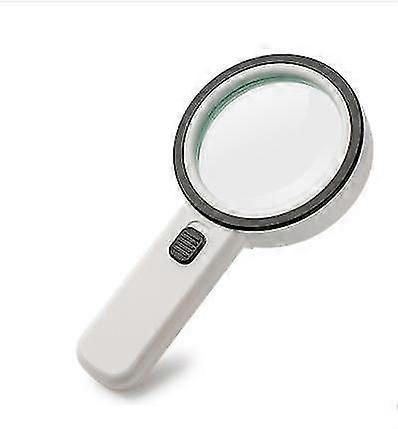 Magnifying Glass With Light,handheld Large Magnifying Glass 12 Led Illuminated Lighted Magnifier For Macular Degeneration, Seniors Reading, Soldering