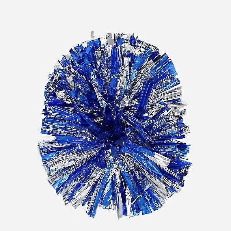 1 Pair of Cheerleading Pom Poms High Quality Plastic Aerobics Hand Balls (Red)