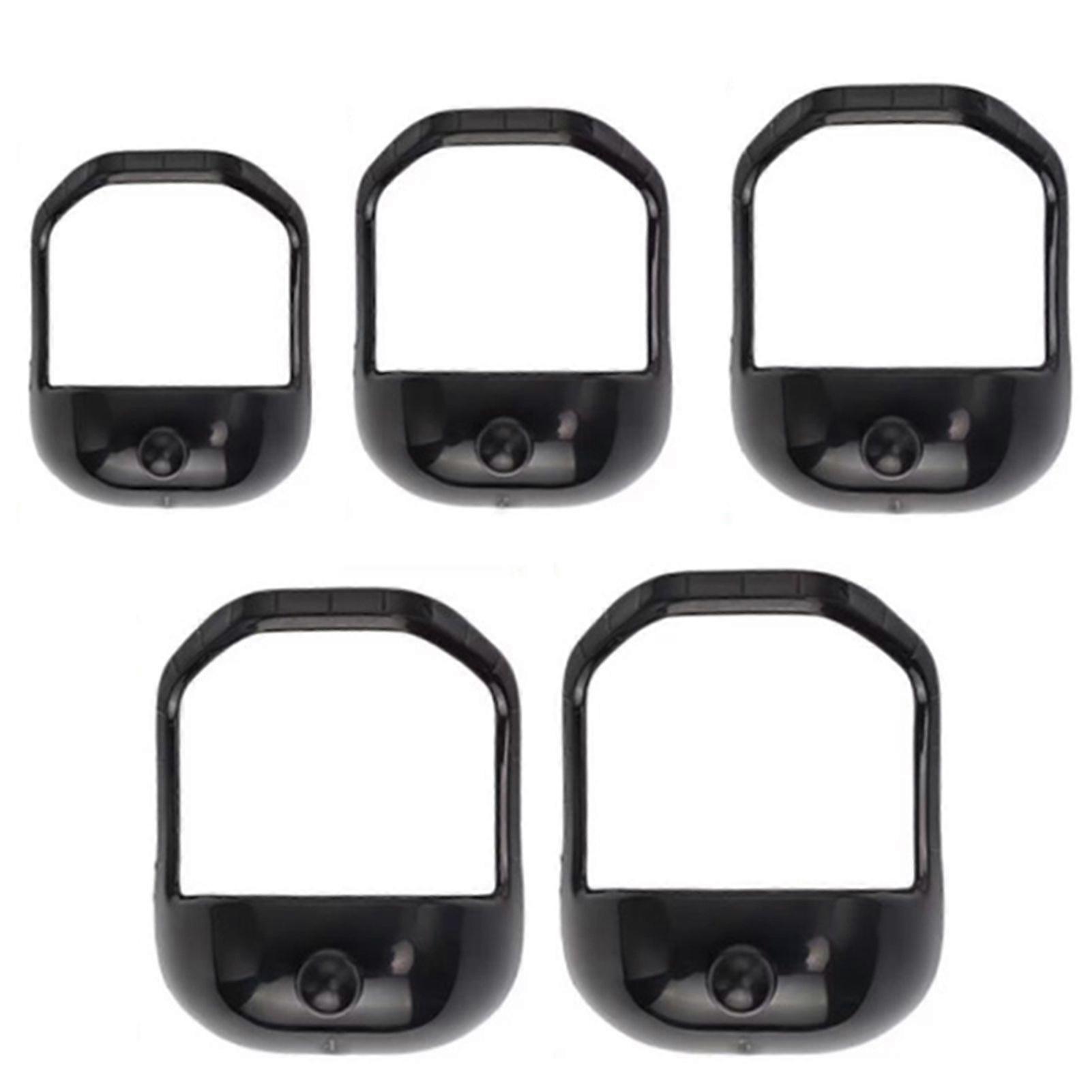 5pcs Beard Styling Template Set - Mustache & Goatee Shaver for Men's Grooming - Beard Shaper Kit