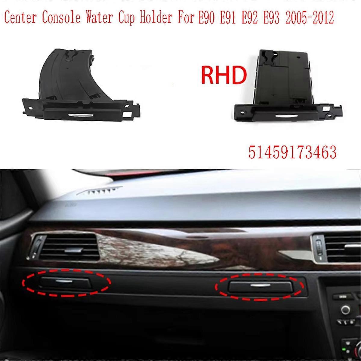 L&R Front Center Console Water Cup Holder Drink Stand Beverage Holders for E90 E91 E92 E93 2005-201